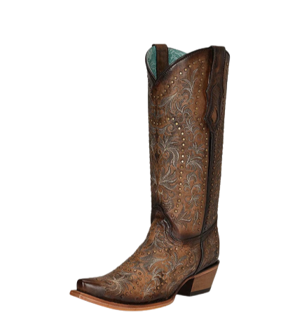 Corral Ladies' Maple Embroidered Boot