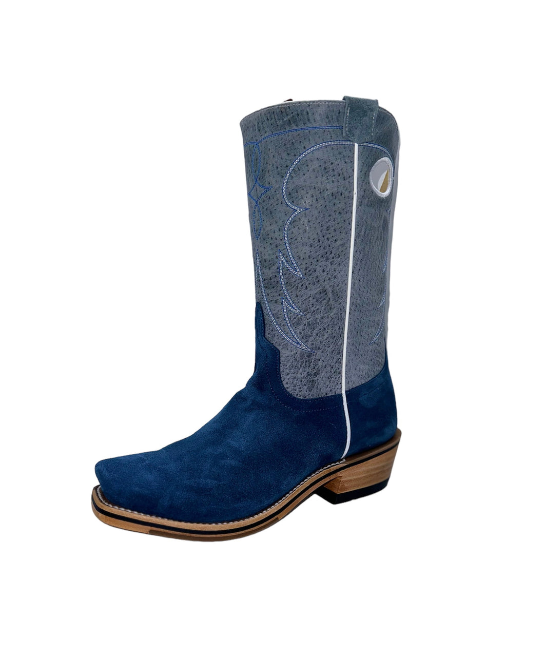 Horsepower Men's High Noon Blue Sueded Boots
