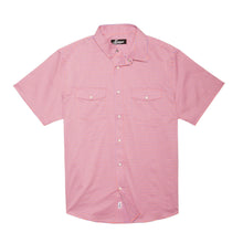 Load image into Gallery viewer, "Snaps" Gingham Short Sleeve Pearl Snap Men's Shirt