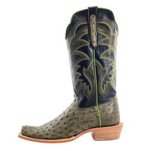 Load image into Gallery viewer, R. Watson Forest Full Quill Ostrich Men's Boot