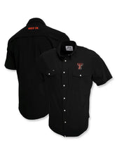 Load image into Gallery viewer, "Snaps" TTU Men's Short Sleeve Pearl Snap Shirt