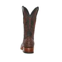 Load image into Gallery viewer, Tanner Mark Men's Nicotine Ostrich Print Boot