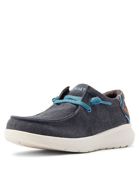 Ariat Men's Hilo Stretch Charcoal Blue Shoe