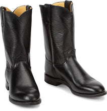 Load image into Gallery viewer, Justin Black Classic Roper Men's Boot