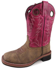 Load image into Gallery viewer, Smoky Mountain Children's Brown Distressed Boot