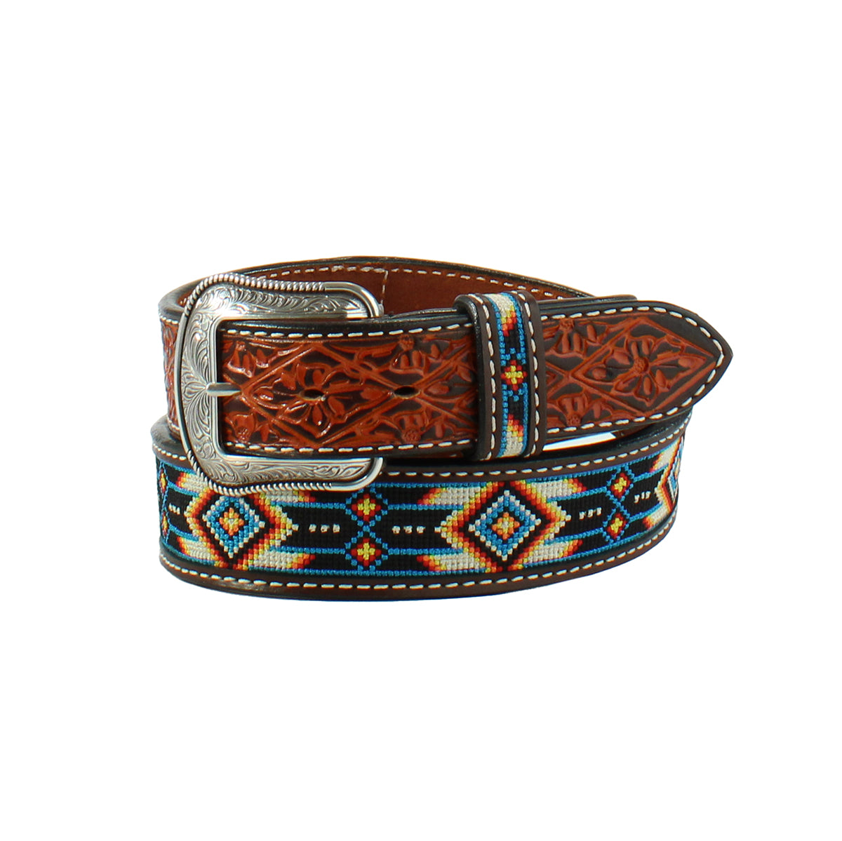 3D Aztec Embroidered Men