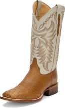 Load image into Gallery viewer, Justin Antique Saddle Smooth Ostrich Men's Boot