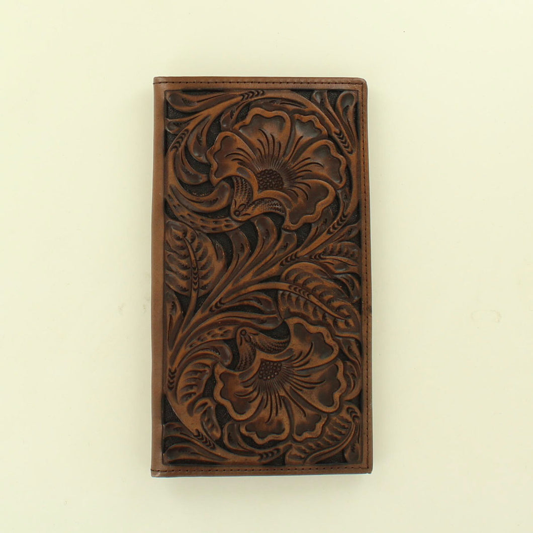 Ariat Floral Embossed Rodeo Wallet
