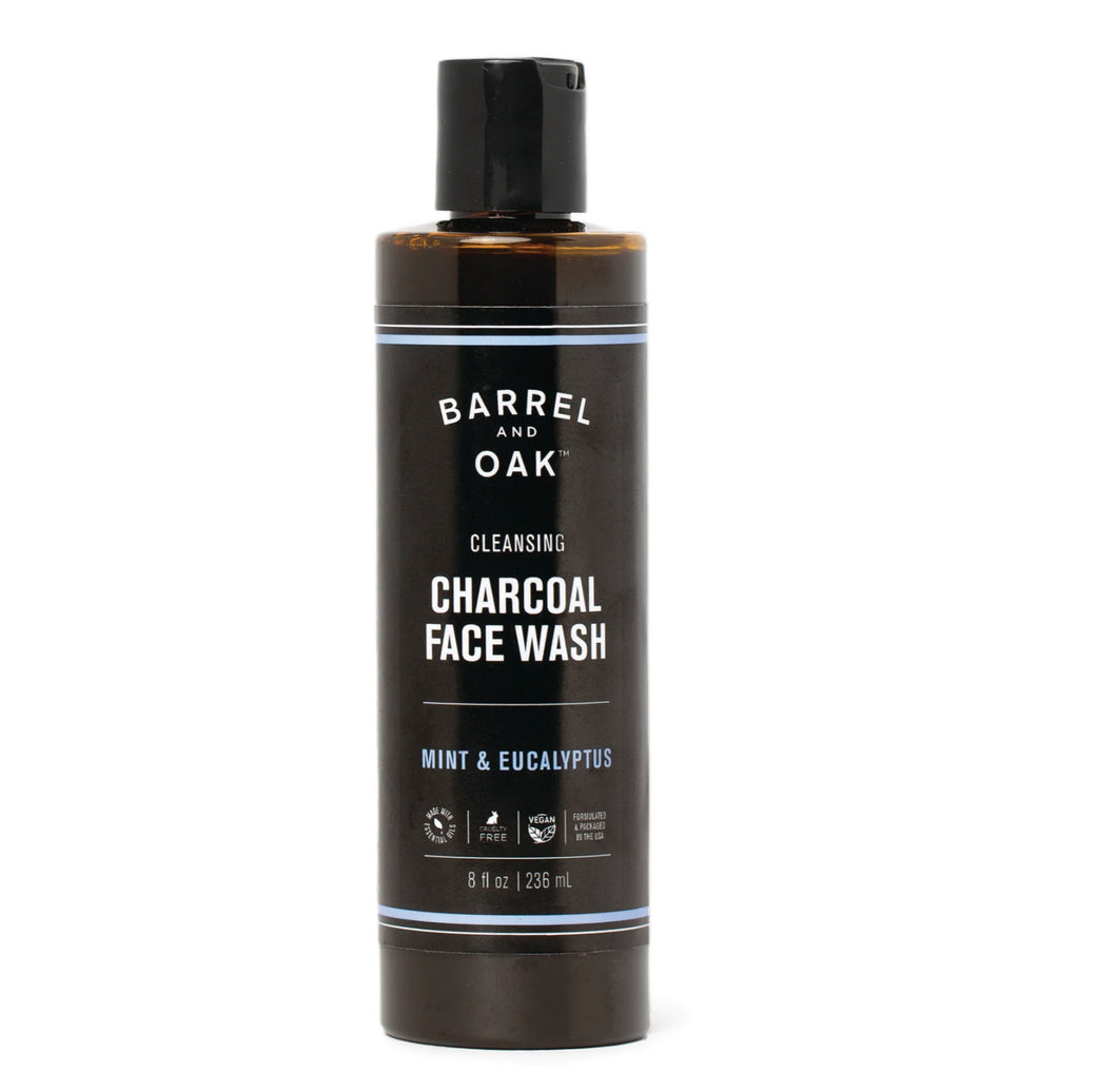 Barrel & Oak Cleansing Charcoal Face Wash