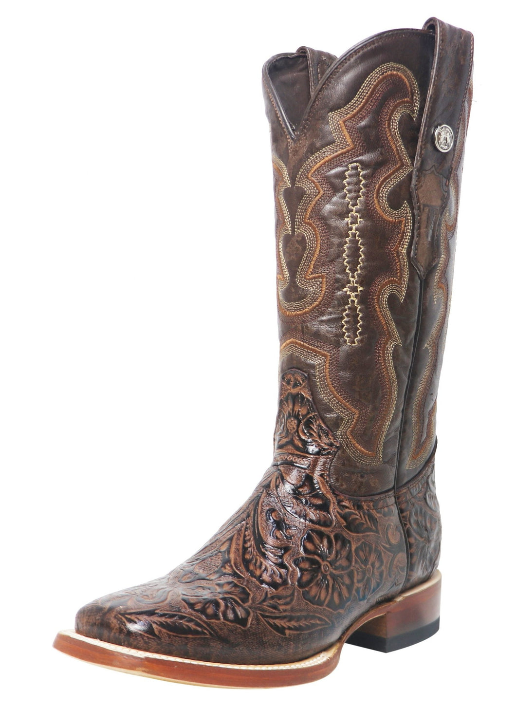 Tanner Mark Tooled Tobacco Brown Ladies' Boot