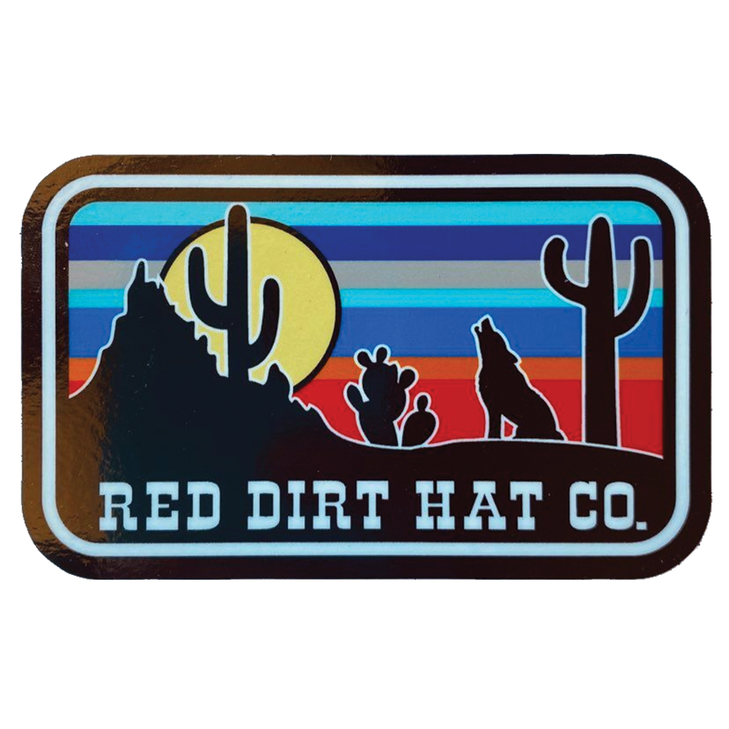 Red Dirt Hat Co Coyote Sticker