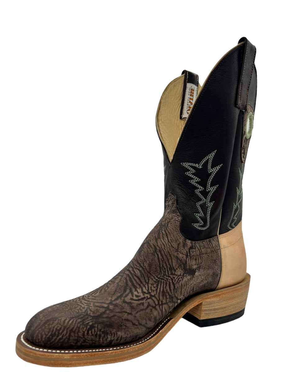 Olathe Exclusive Brown Washed Shoulder Men's Boot Dollar Western Wear