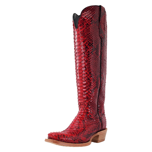 R. Watson Red Python Ladies' Boot