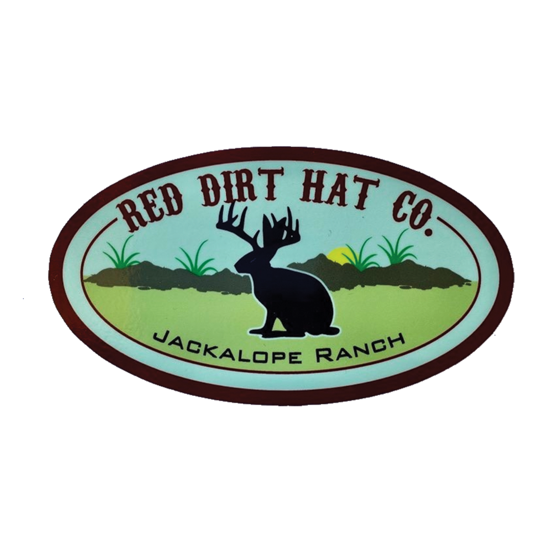 Red Dirt Hat Co Jackelope Sticker