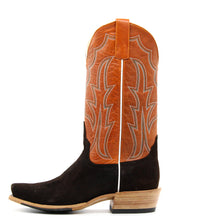Load image into Gallery viewer, Horsepower Top Hand Chocolate Roughout Men's Boot