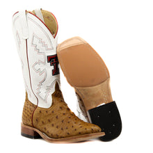 Load image into Gallery viewer, Anderson Bean Texas Tech Exclusive Umber Bruciato Full Quill Ostrich Men's Boot