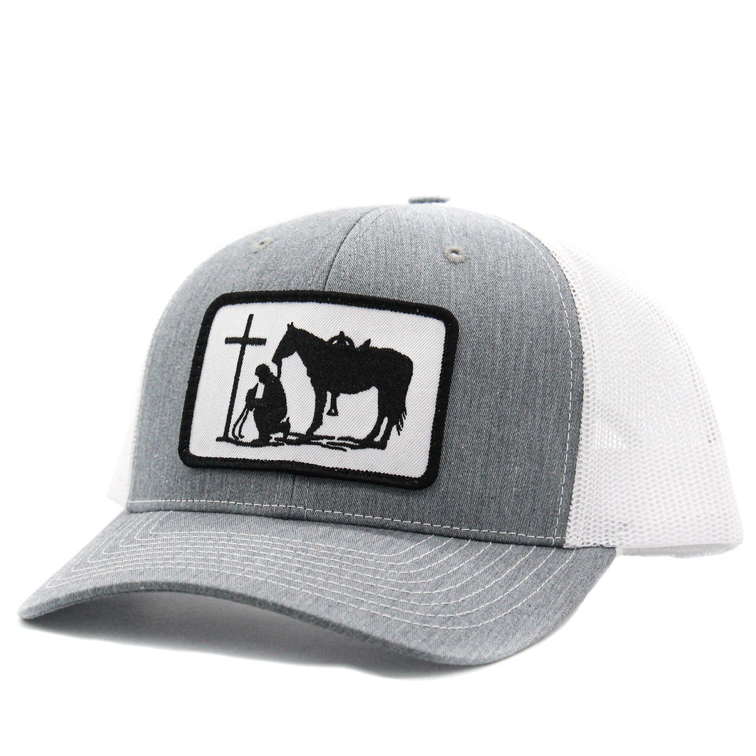 Dally Up Praying Cowboy Embroidered Cap