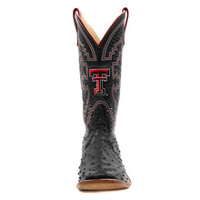 Load image into Gallery viewer, Anderson Bean Exclusive Texas Tech Black Full Quill Ostrich Men's Boot