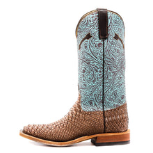 Load image into Gallery viewer, Anderson Bean Exclusive Brown Vintage Python Men&#39;s Boot
