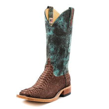 Load image into Gallery viewer, Anderson Bean Exclusive Chocolate Buffed Python Men's Boot