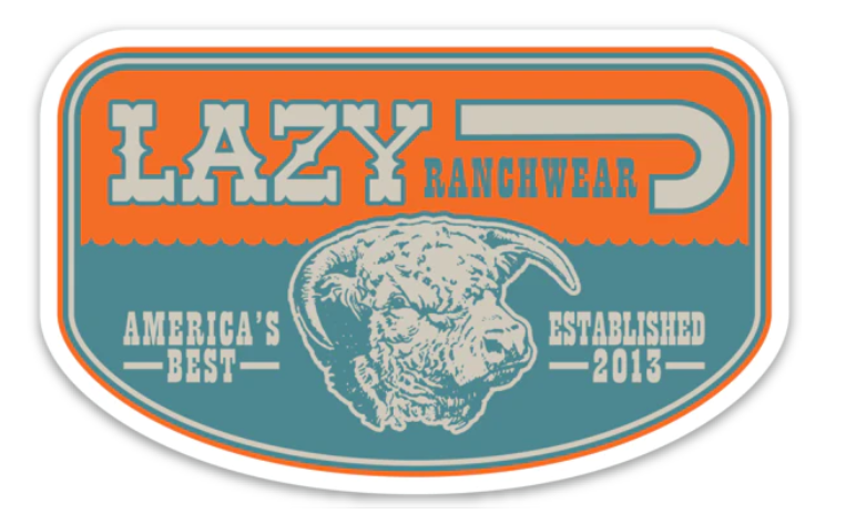 Lazy J Ranch Wear America's Best Sticker
