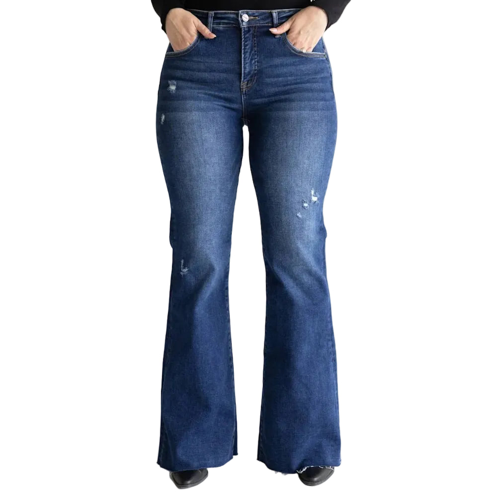 Risen High Rise Ladies' Flare Jeans