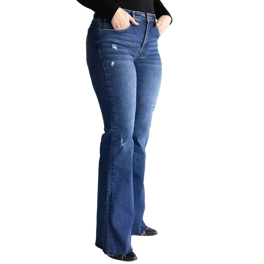 Risen High Rise Ladies' Flare Jeans