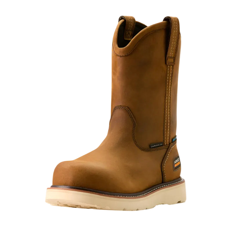 Ariat Rebar Wedge Pull-On Waterproof Composite Toe Men's Work Boot