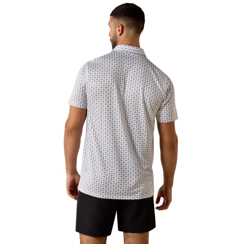 Ariat All Over Print Men's Fitted Polo Shirt
