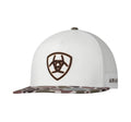 Ariat White Camo Shied Logo Cap