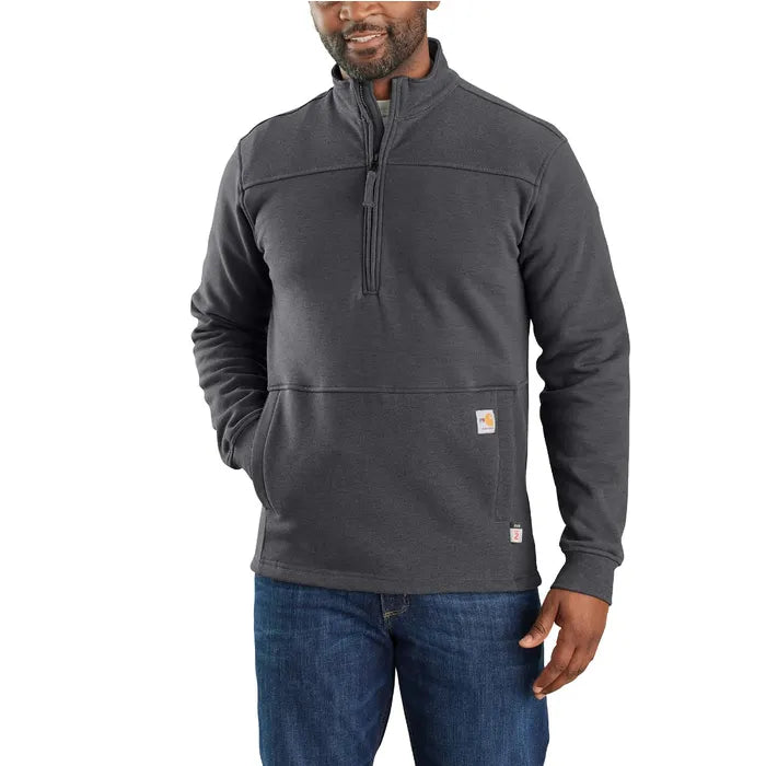 Carhartt FR Rain Defender Mock Neck Men's Fleece Pullover