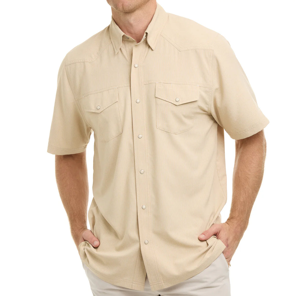 GameGuard Khaki Men's Drover Short Sleeve Shirt