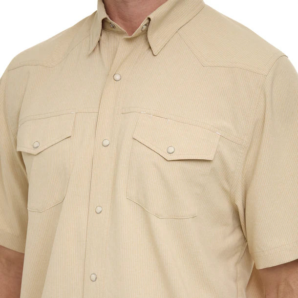 GameGuard Khaki Men's Drover Short Sleeve Shirt