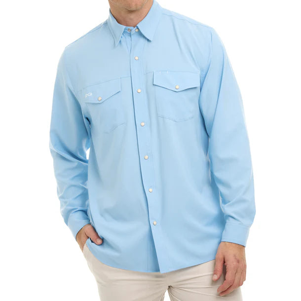 GameGuard Long Sleeve RainWater Men's Stockyard Shirt