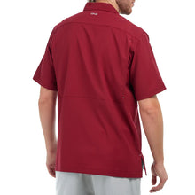 Load image into Gallery viewer, GameGuard Short Sleeve Oxblood Men&#39;s Scout Shirt
