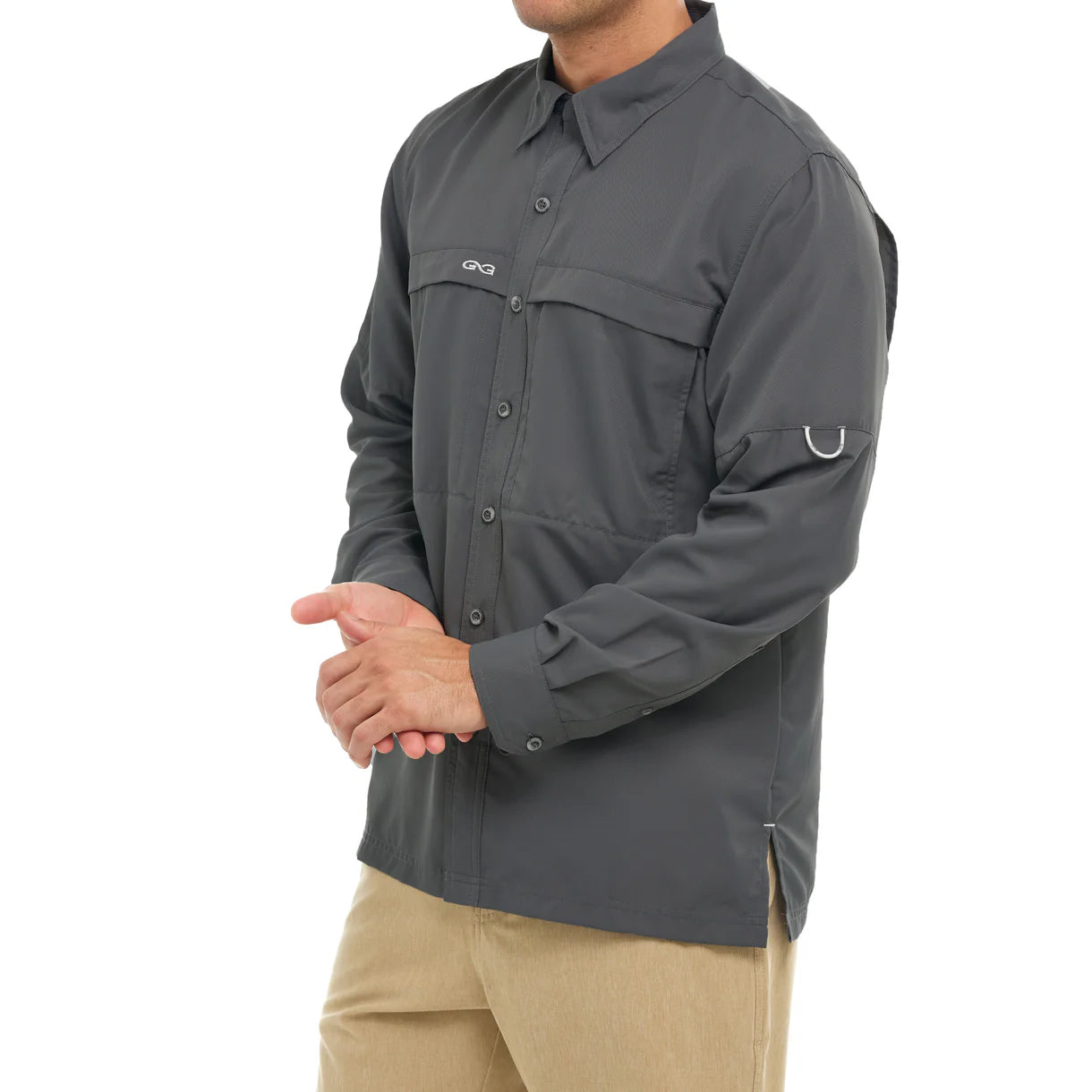 GameGuard Gunmetal Men's Explorer Long Sleeve Shirt