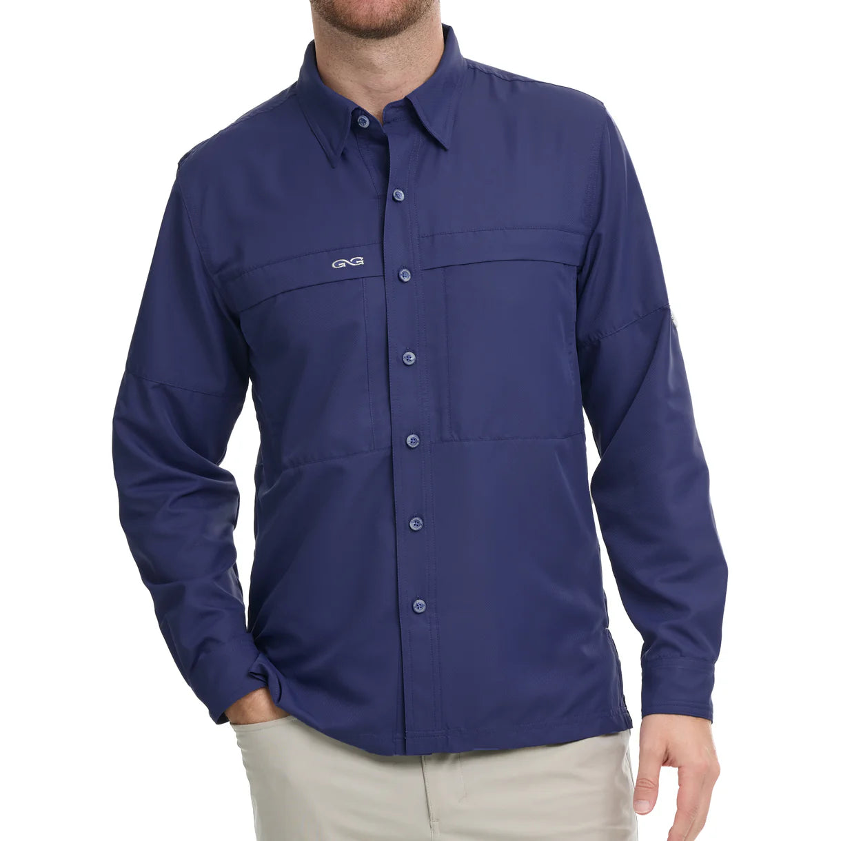 GameGuard Indigo Men's Explorer Long Sleeve Shirt