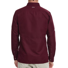 Load image into Gallery viewer, GameGuard Long Sleeve Maroon Men&#39;s Explorer Shirt
