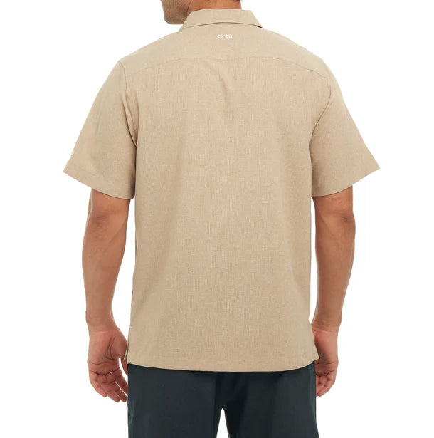GameGuard Kahki Men's Camp Short Sleeve Shirt
