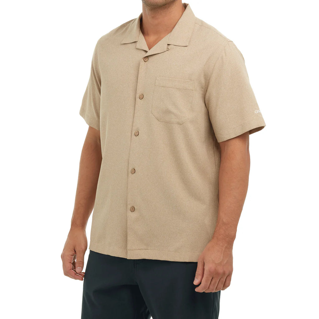 GameGuard Kahki Men's Camp Short Sleeve Shirt