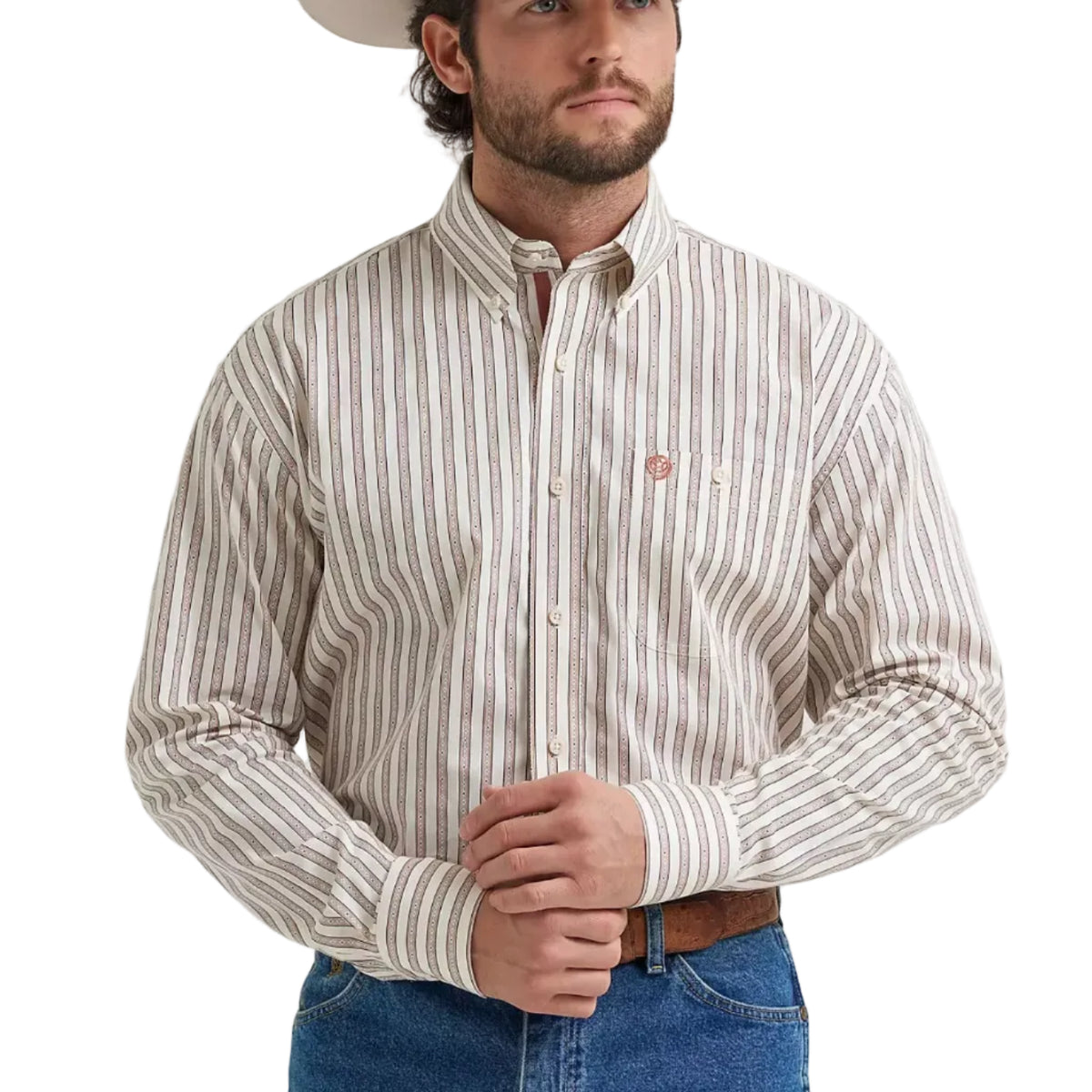 Wrangler George Strait Long Sleeve Men's Button Down Shirt