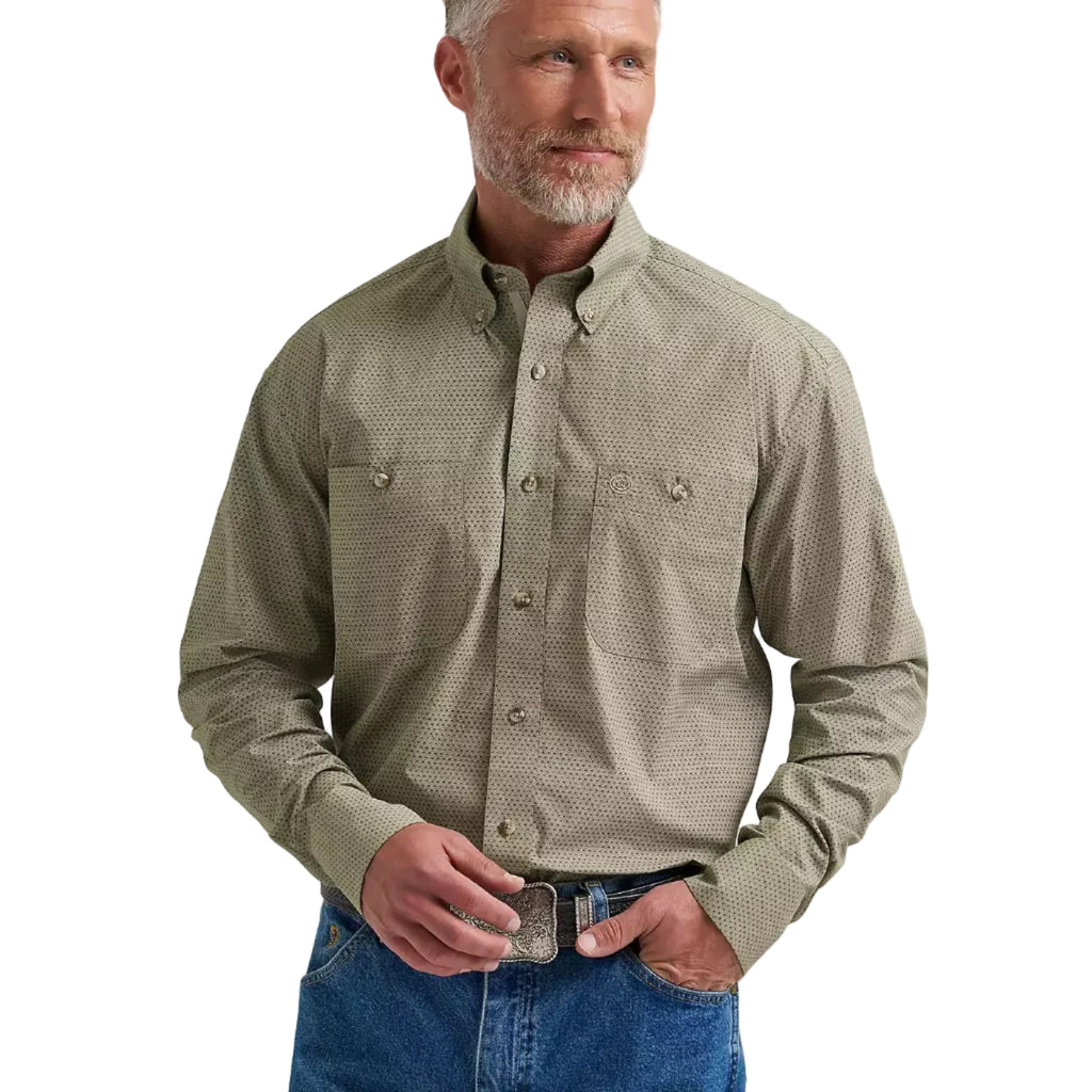 Wrangler George Strait Long Sleeve Men's Button Down Shirt