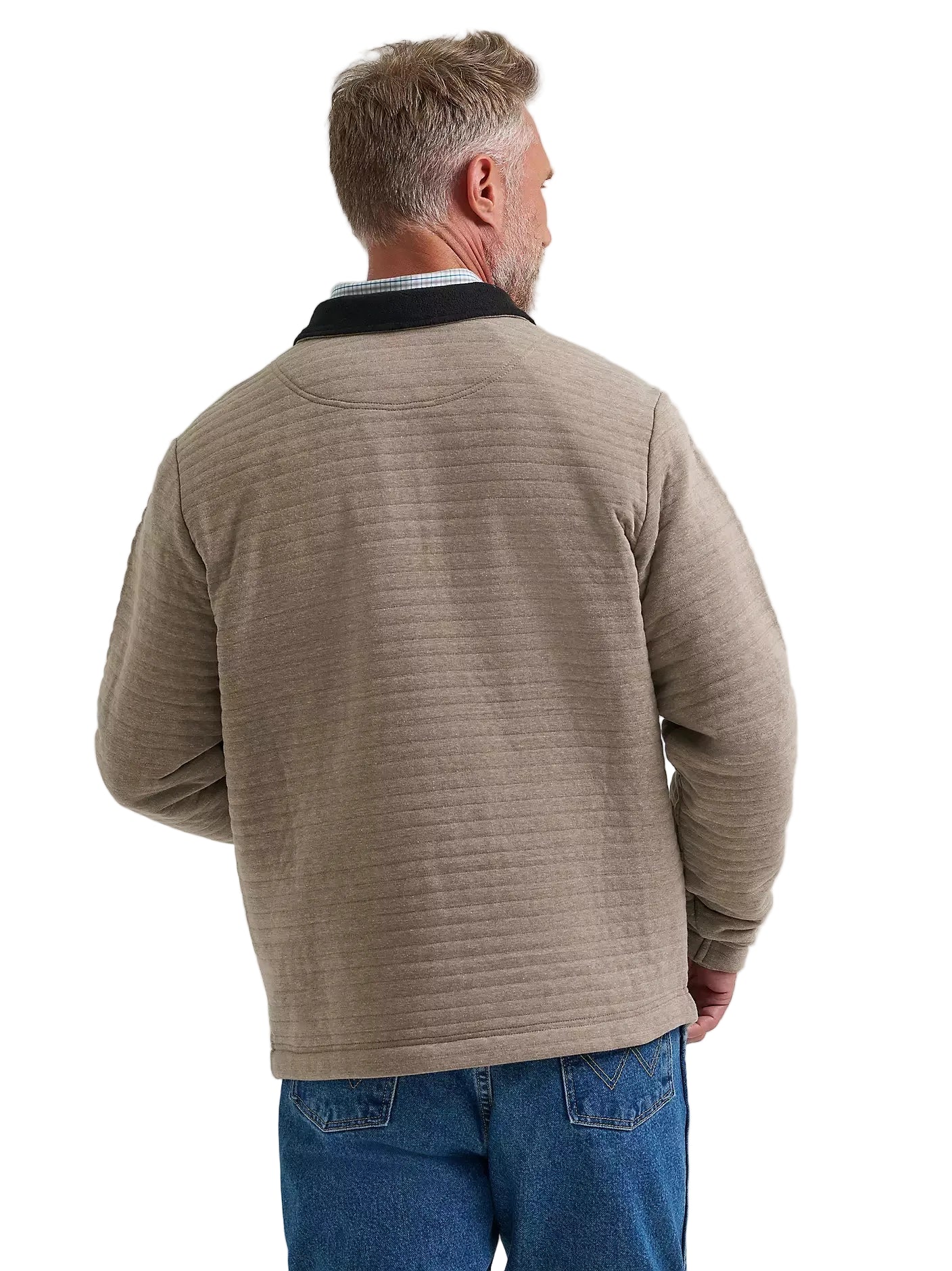 Wrangler George Strait Men's Quarter Zip Quilted Pullover