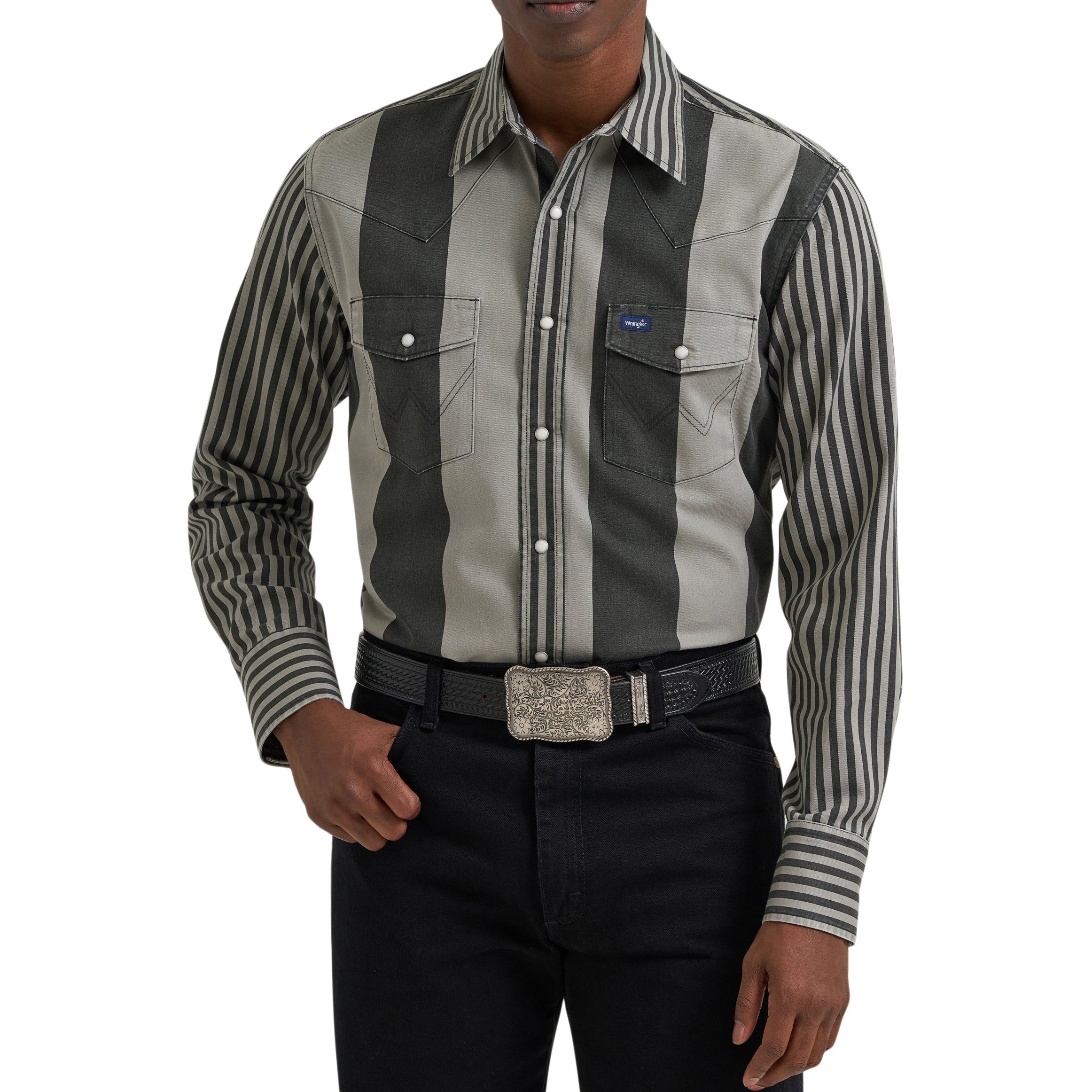 Wrangler Brushpopper Western Snap Men's Workshirt