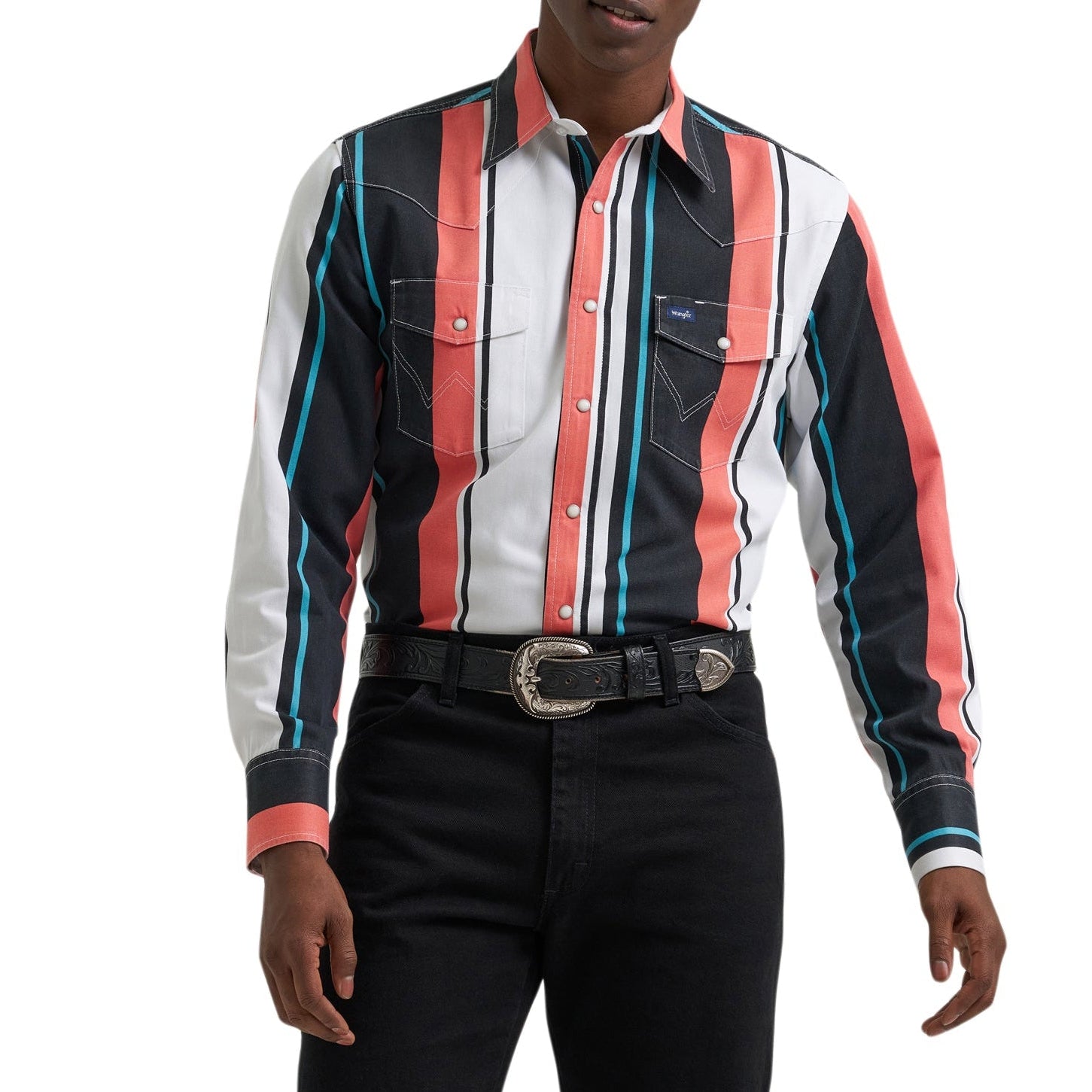 Wrangler Brushpopper Western Snap Workshirt