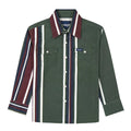 Wrangler Brushpopper Stripe Children's Snap Shirt