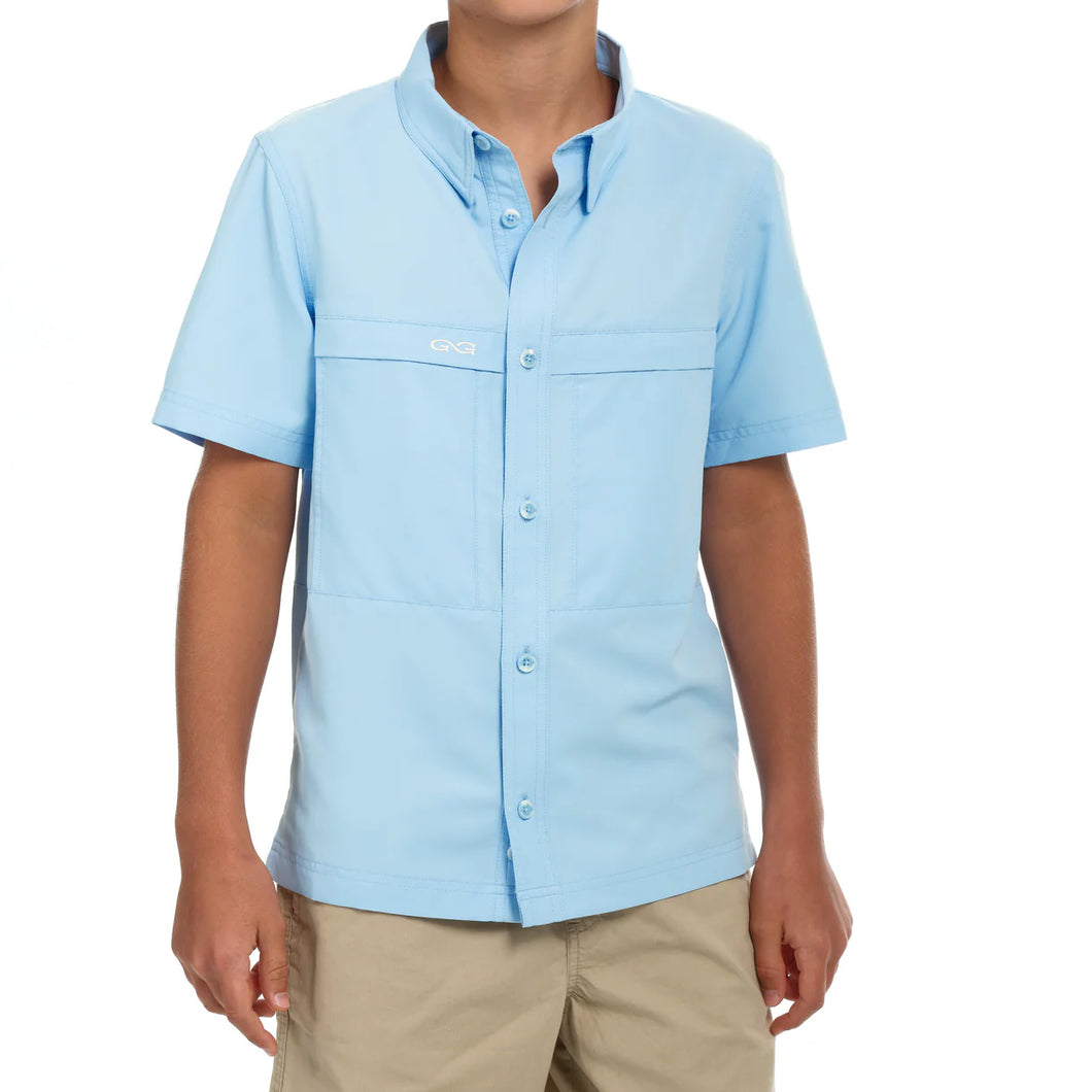 GameGuard Short Sleeve Rain Water Microfiber Youth Shirt