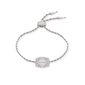 SpurWest Silver Ultra Mini Belt Buckle "Mama" Bracelet