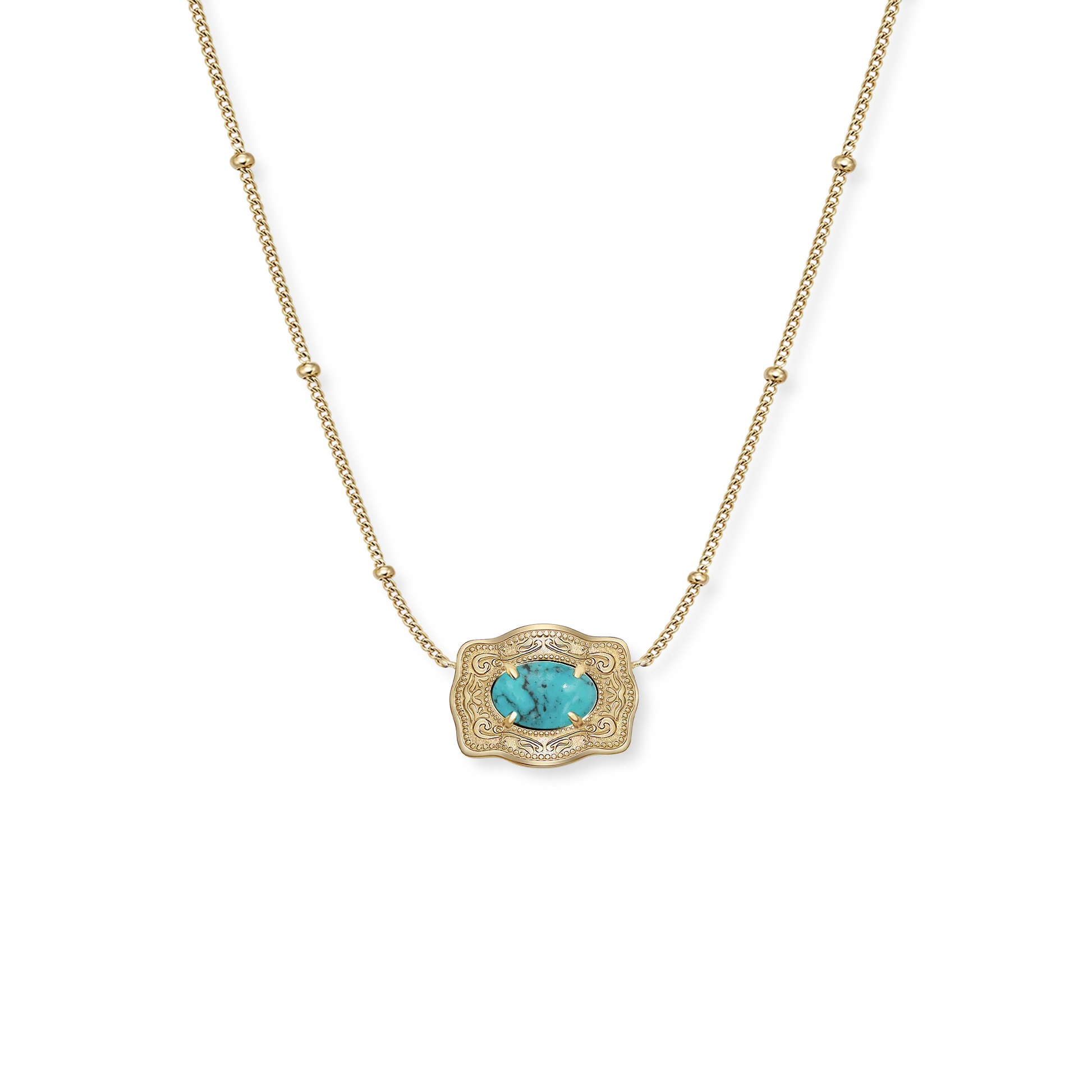 SpurWest Ultra Mini Belt Buckle Oasis Necklace