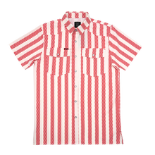 Load image into Gallery viewer, SanJac Red Coahuila Short Sleeve Pearl Snap Men&#39;s Shirt
